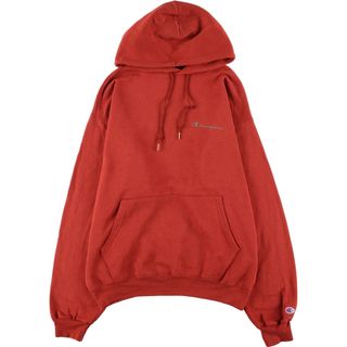 チャンピオン(Champion)の古着 チャンピオン Champion AUTHENTIC ATHLETIC APPAREL スウェットプルオーバーパーカー メンズL /eaa330754(スウェット)