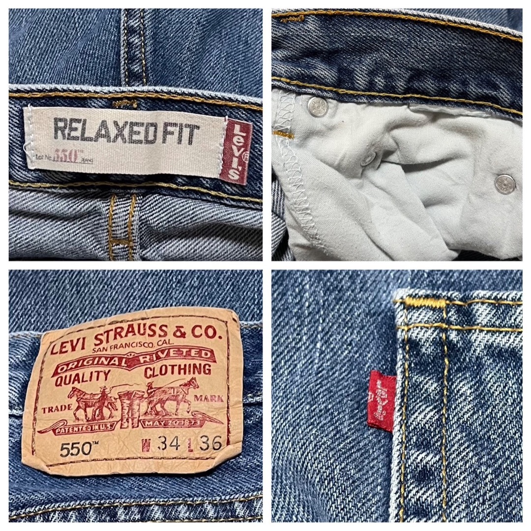 ＊6967 levis リーバイス　550 テーパード　デニムパンツ w34 5