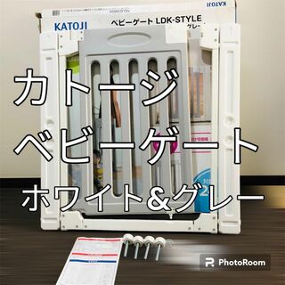 カトージ(KATOJI)のカトージ　KATOJI ベビーゲート　追加フレーム2個付(ベビーフェンス/ゲート)