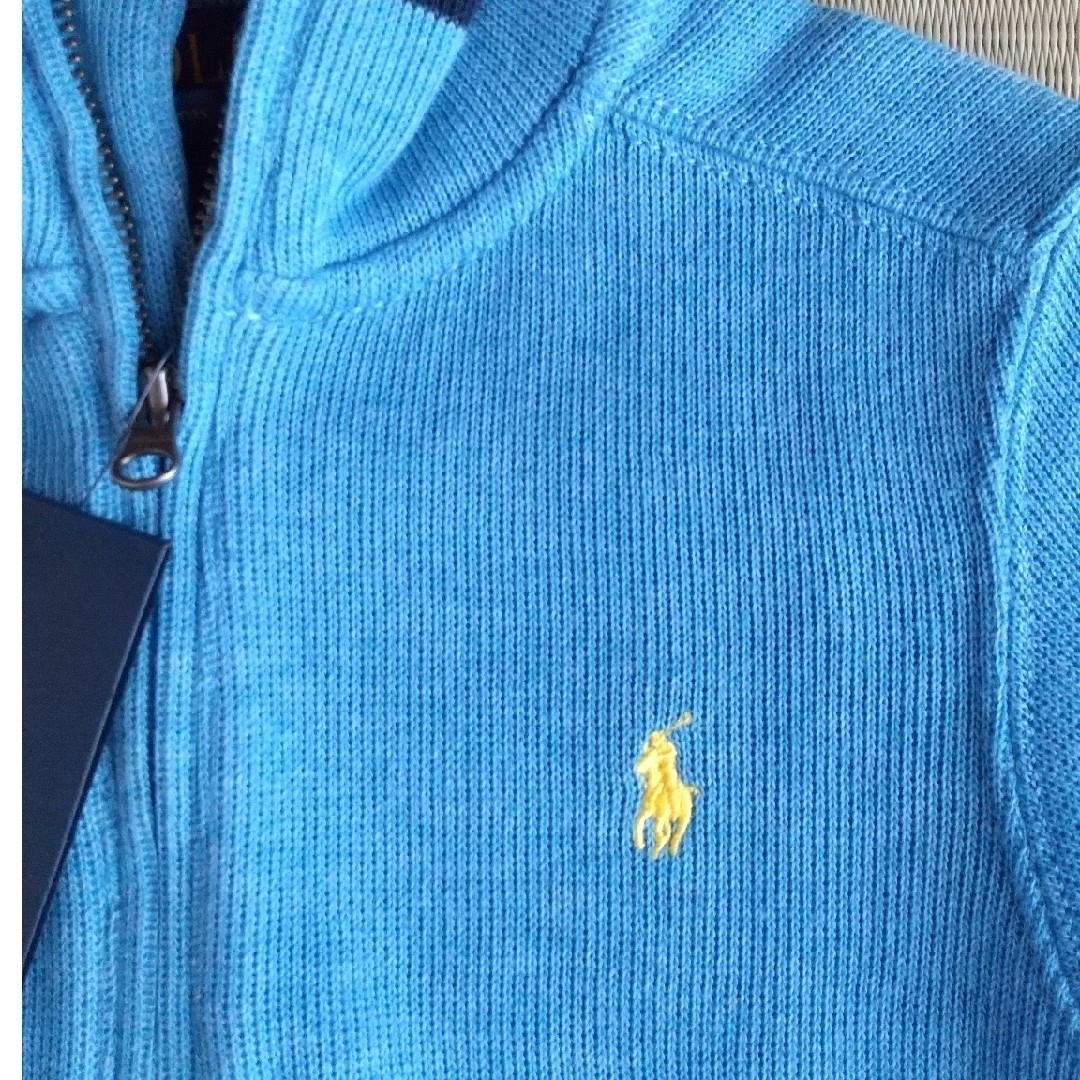 POLO RALPH LAUREN(ポロラルフローレン)のポロラルフローレン 新品ハーフジップコットンセーター   110 キッズ/ベビー/マタニティのキッズ服男の子用(90cm~)(ニット)の商品写真