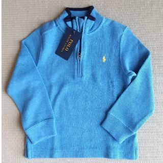 ポロラルフローレン(POLO RALPH LAUREN)のポロラルフローレン 新品ハーフジップコットンセーター   110(ニット)