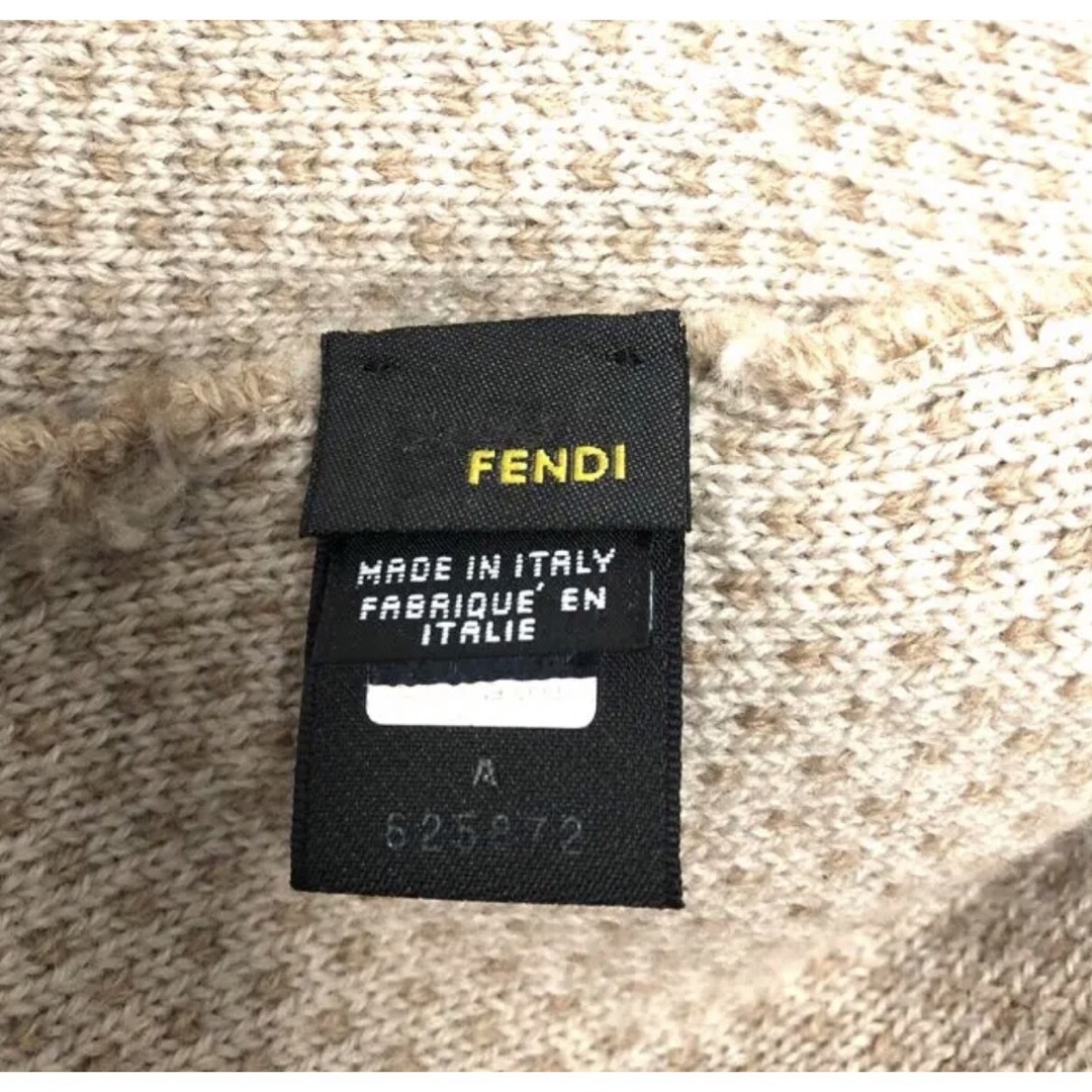 FENDI(フェンディ)のフェンディ ズッカ ニット帽 ニットキャップ 帽子 レディースの帽子(ニット帽/ビーニー)の商品写真