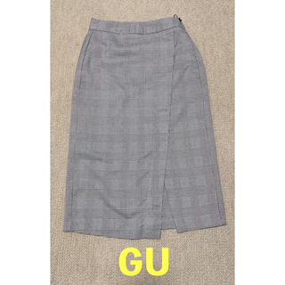 ジーユー(GU)のGU グランチェック　タイトスカート(ひざ丈スカート)