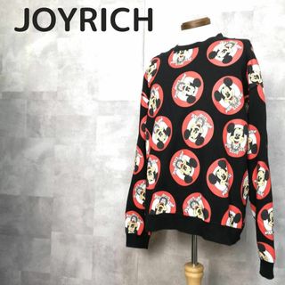 ジョイリッチ(JOYRICH)の美品☆JOYRICH　ミッキー総柄プリント　L　スウェット(スウェット)