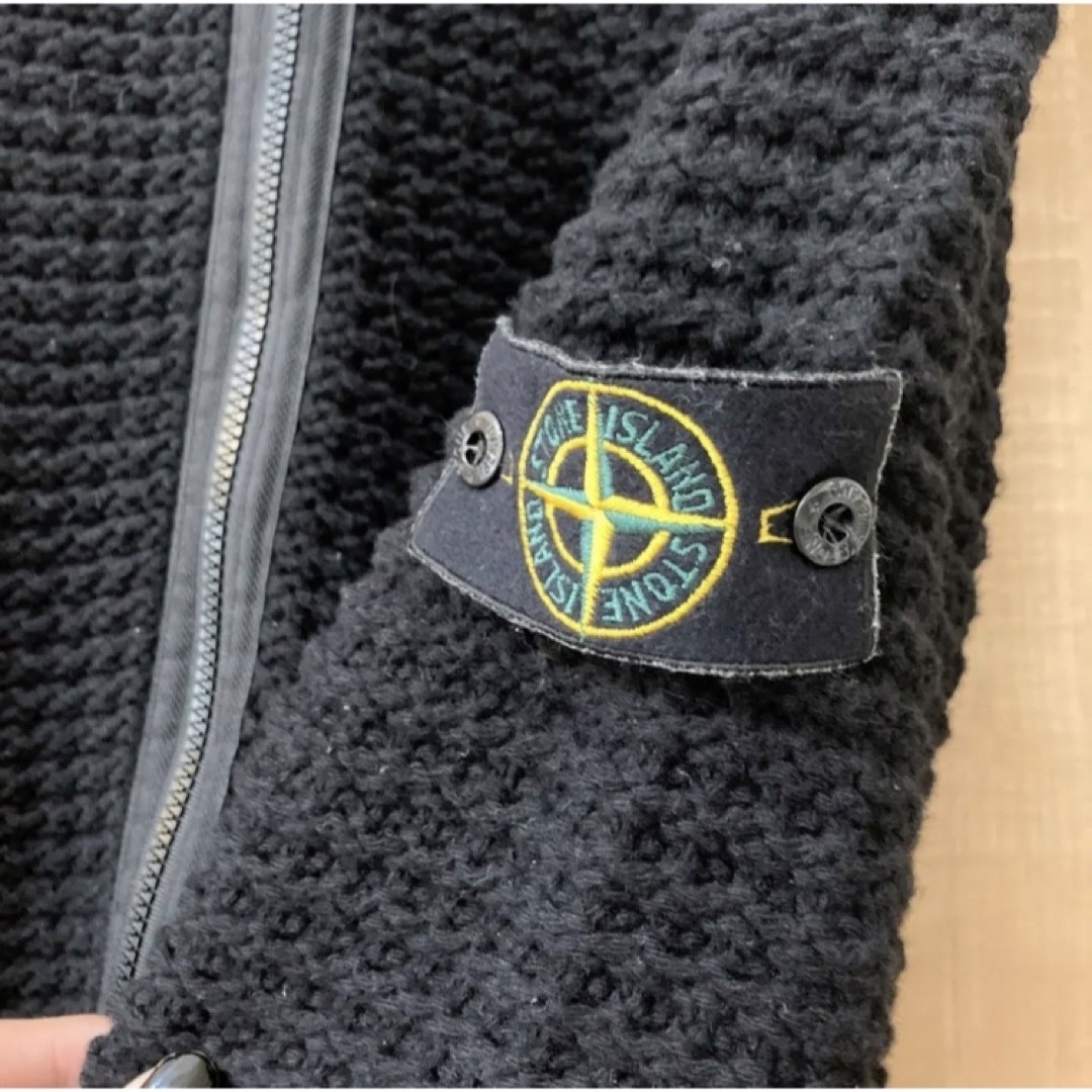 激レア00s stone island ドライバーズニット-