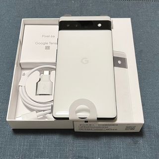 グーグルピクセル(Google Pixel)のGoogle pixel 6a チョーク（白）SIMフリー(スマートフォン本体)