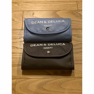 新品　DEAN&DELUCA Hawaii限定 エコバッグ　グレー　ライトブルー(エコバッグ)