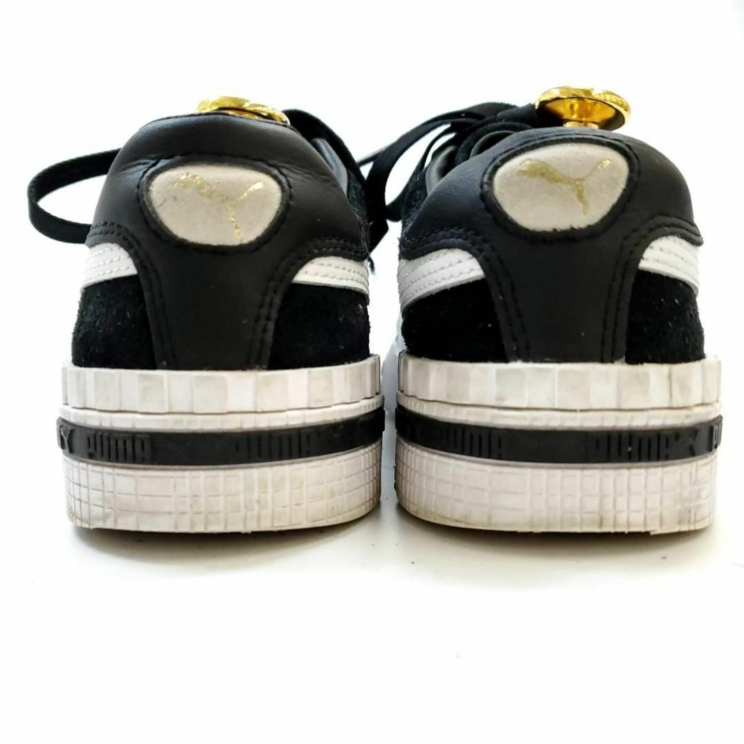 PUMA(プーマ)のプーマ　スエード×レザー　スニーカー　ローカット　ブラック×ホワイト　23㎝ レディースの靴/シューズ(スニーカー)の商品写真