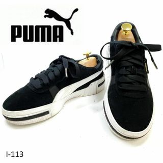 プーマ(PUMA)のプーマ　スエード×レザー　スニーカー　ローカット　ブラック×ホワイト　23㎝(スニーカー)