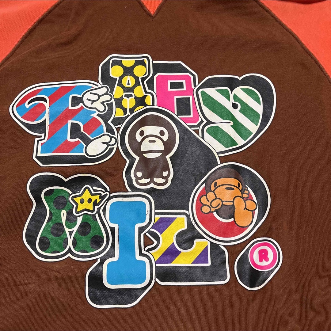 APE BAPE KAWS BABY MILO ベビーマイロ　パーカー　L