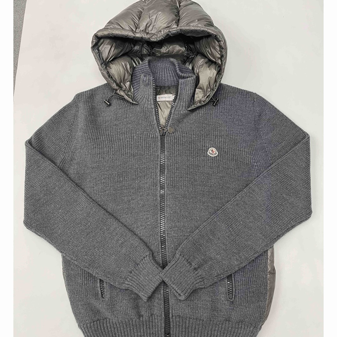 MONCLER(モンクレール)の美品 モンクレール ニット ダウン サイズXL メンズのジャケット/アウター(ダウンジャケット)の商品写真