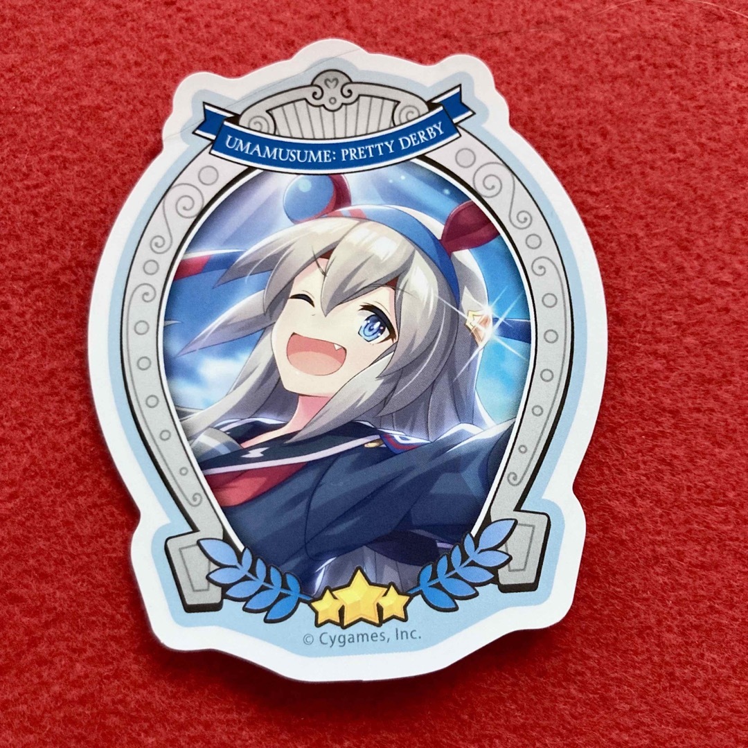 ウマ娘 プリティーダービー タマモクロス カード ステッカー 2点 ウマ娘 プリティーダービー タマモクロス カード ステッカー 2点