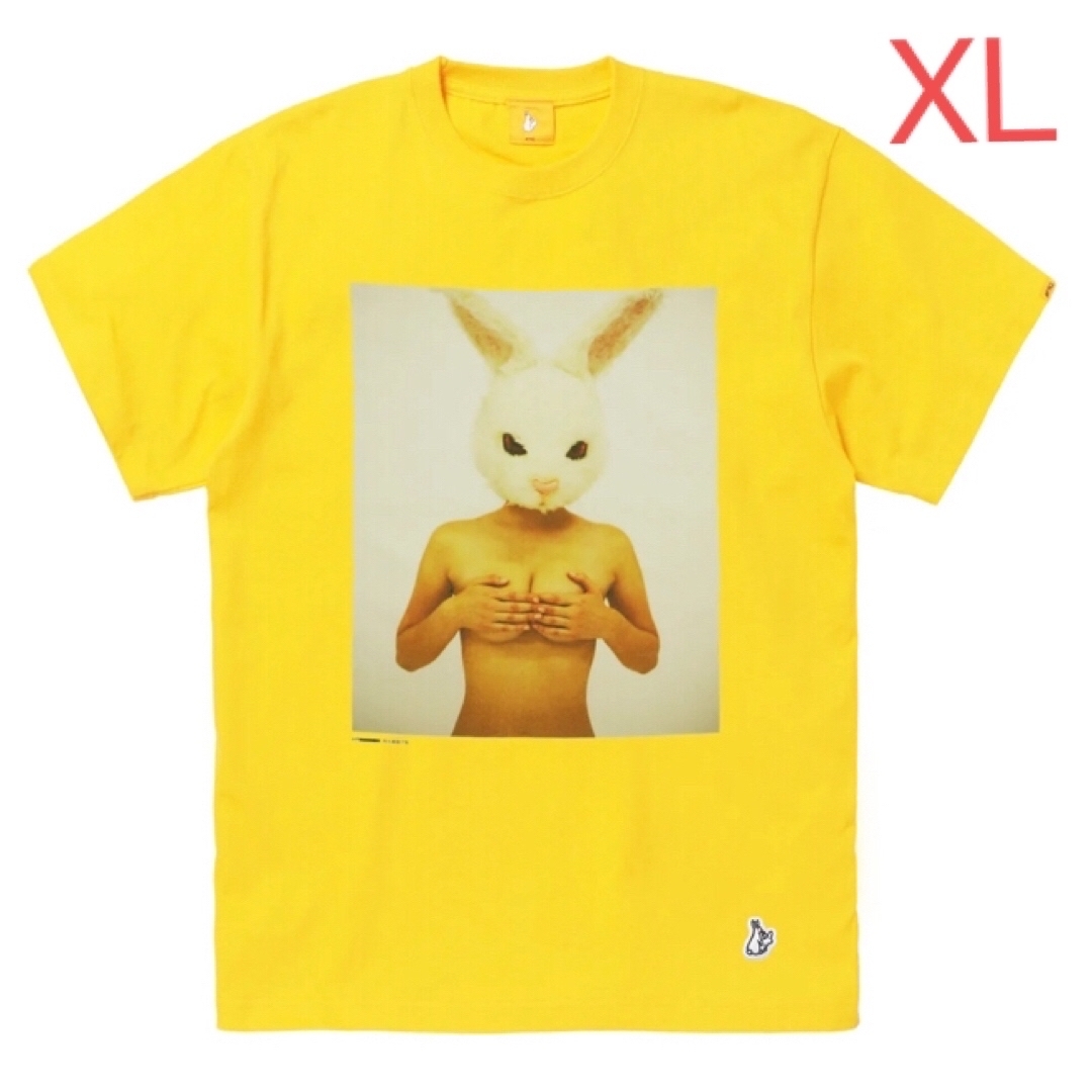 新品 FR2 Hand Bra Tシャツ XL 黄色 イエローのサムネイル