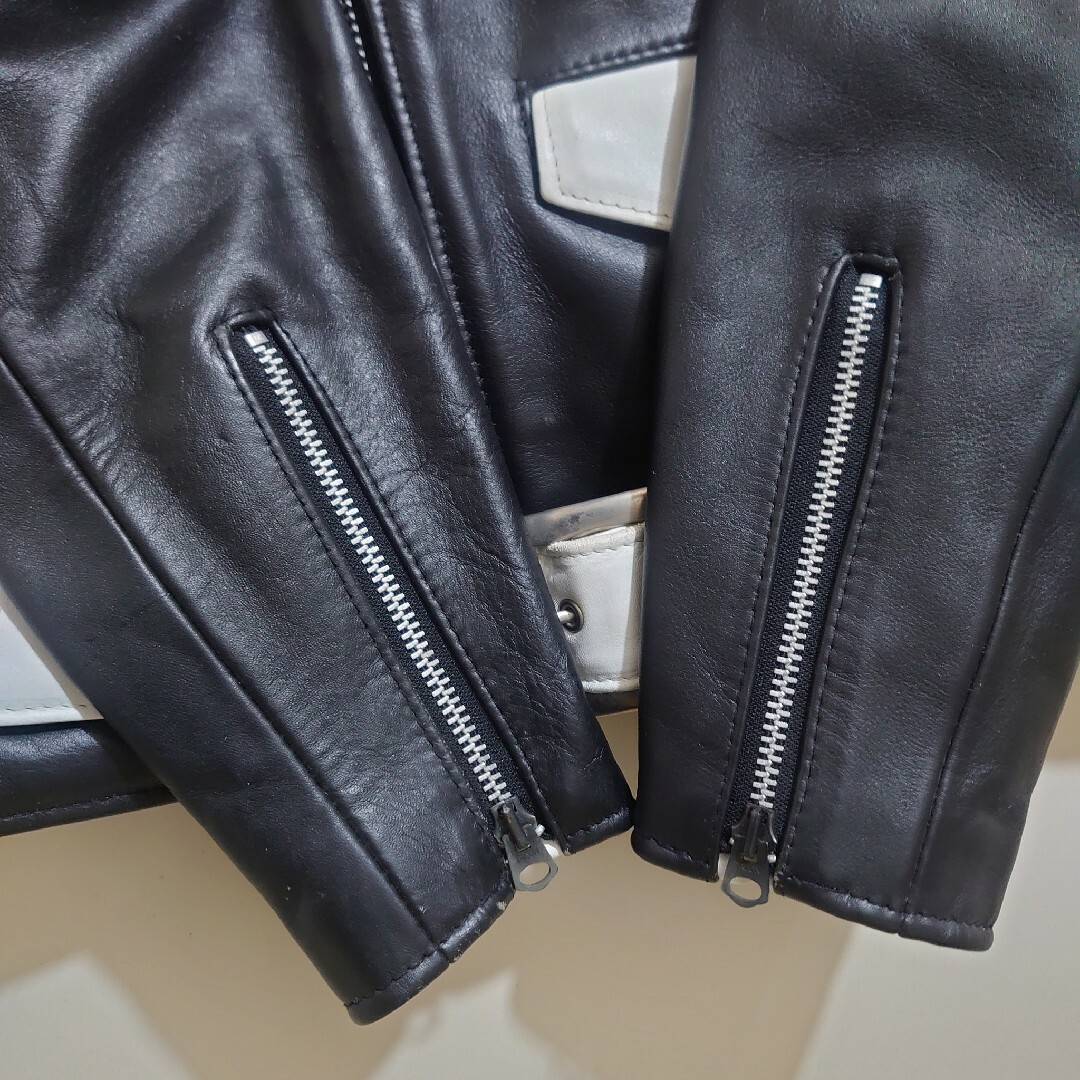 schott - ☆新品同様☆SCHOTT613 黒✕白 ワンスター size 38 USA製の