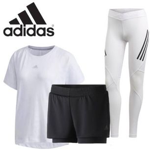 アディダス(adidas)の【adidas】トレーニングウェア3点セット S(ウォーキング)