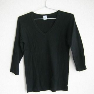 プチバトー(PETIT BATEAU)のプチバトー）黒（１６０）６分袖のカットソー☆(Tシャツ/カットソー)