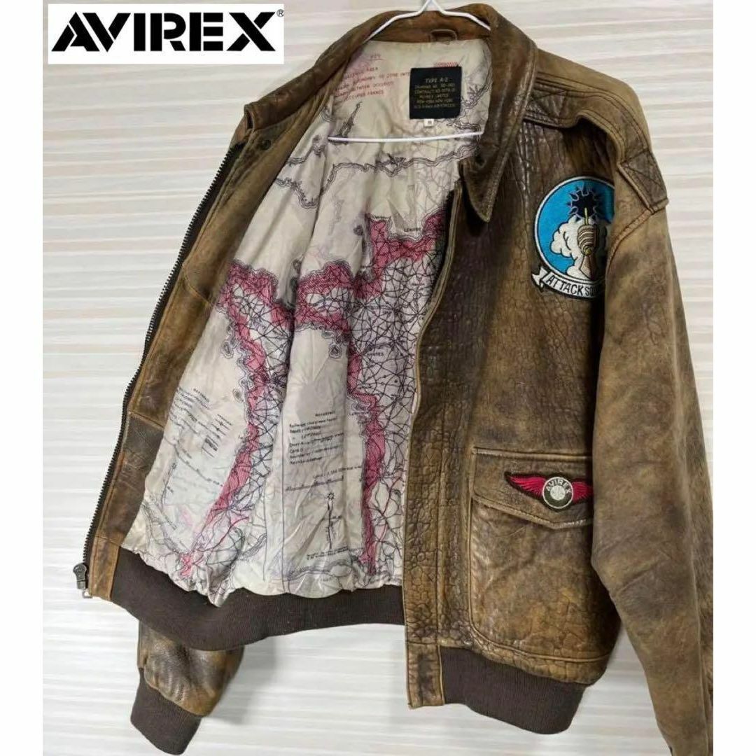 AVIREXレザーフライトジャケットタイプA2 | www.phukettopteam.com