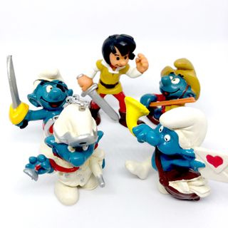 The Smurfs - スマーフ PVCフィギュア 5体セット