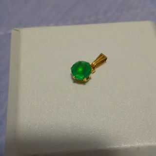 天然石☆グリーンオニキス☆６mm ネックレストップ(ネックレス)