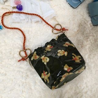 ロキエ(Lochie)の🎀vintage vinyl bear  bag(ショルダーバッグ)