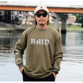 RAID JAPAN - レイドジャパン　ドライロンT  新品　カーキ　Lサイズ　金森隆志　バス釣り
