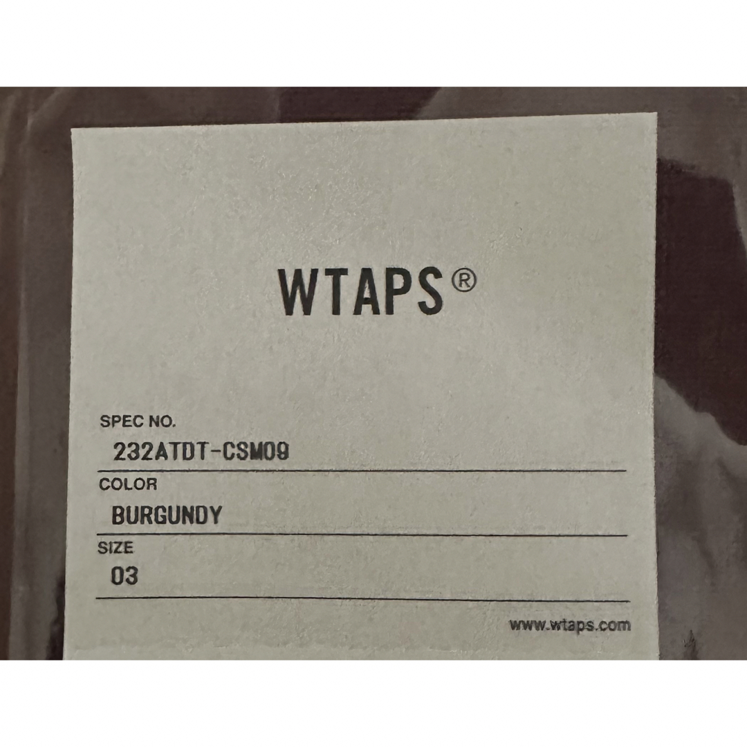 WTAPS 23AW QB / SS / RACO. BRACKETS  黒 S