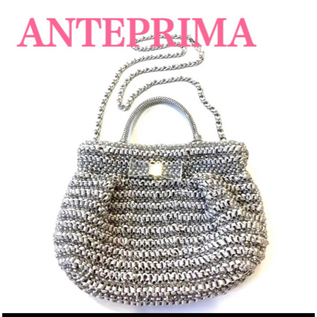 ANTEPRIMA - アンテプリマ　3WAY バッグ　クリスタルシルバー