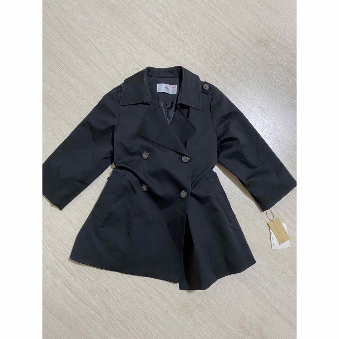 SNIDEL(スナイデル)の新品‼️スナイデルガール コート 100サイズ キッズ/ベビー/マタニティのキッズ服女の子用(90cm~)(コート)の商品写真