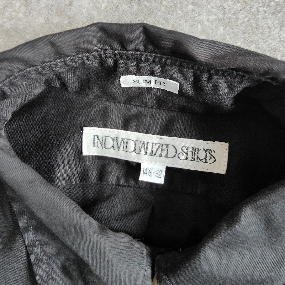 INDIVIDUALIZED SHIRTS(インディヴィジュアライズドシャツ)の【INDIVIDUALIZED SHIRTS】ボタンダウンシャツ USA製 黒 メンズのトップス(シャツ)の商品写真