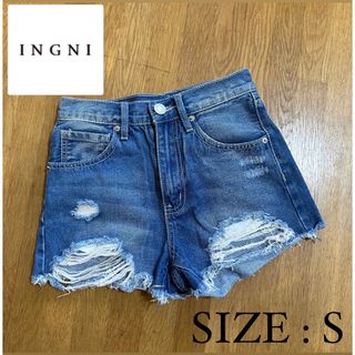 イング(INGNI)の※プロフ必読※INGNI ダメージ加工 デニム ショートパンツ(ショートパンツ)