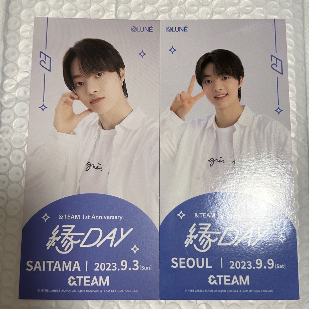 &TEAM EJ PhotoCard トレカ fan party