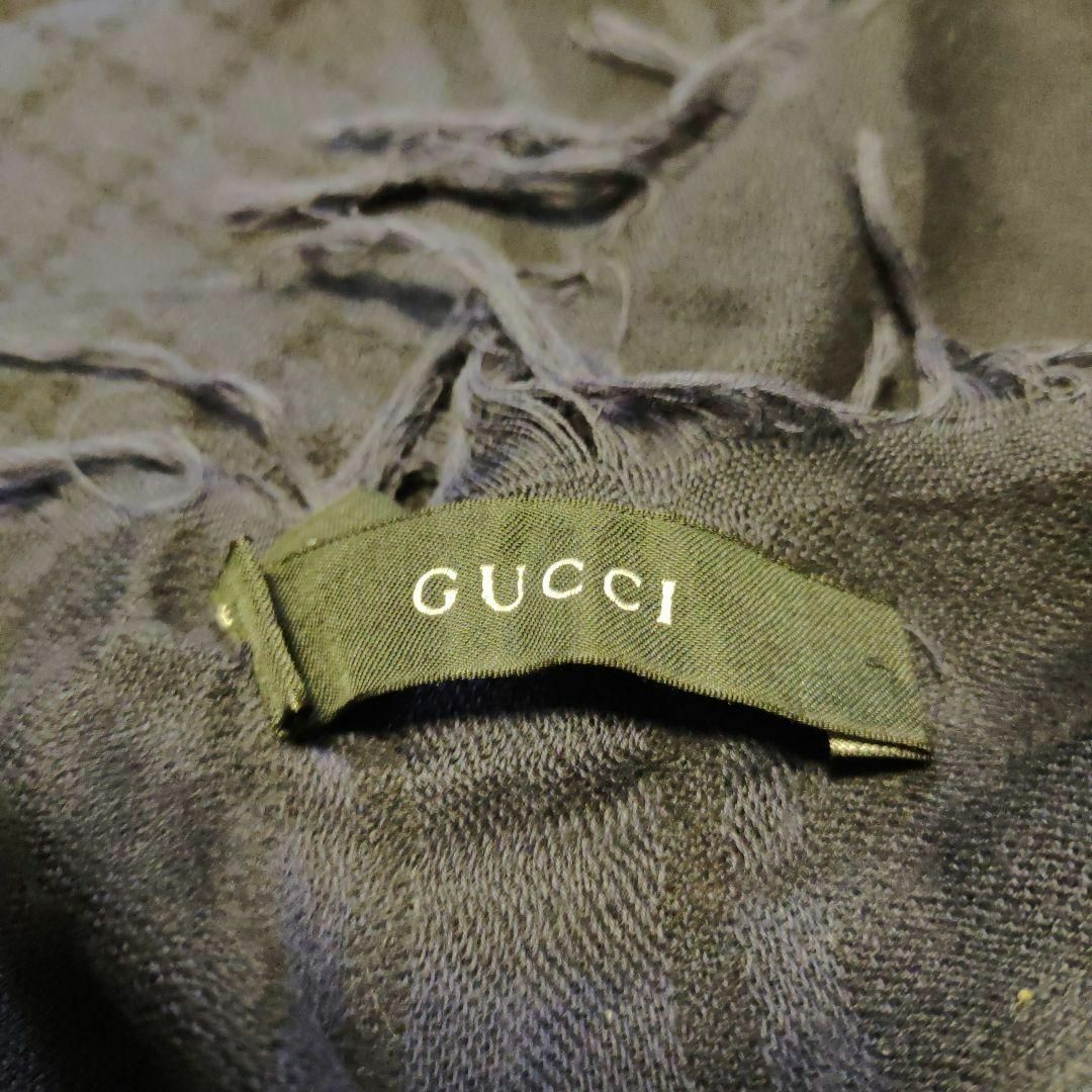Gucci - 1597超美品 グッチ マフラー ブランケット ストール GG柄