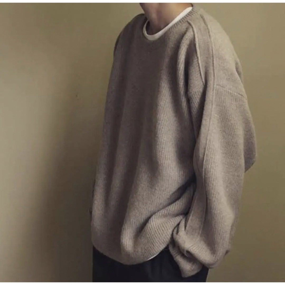 YOKE 7G ALPACA WOOL CARDIGAN RIB STITCH - ニット/セーター