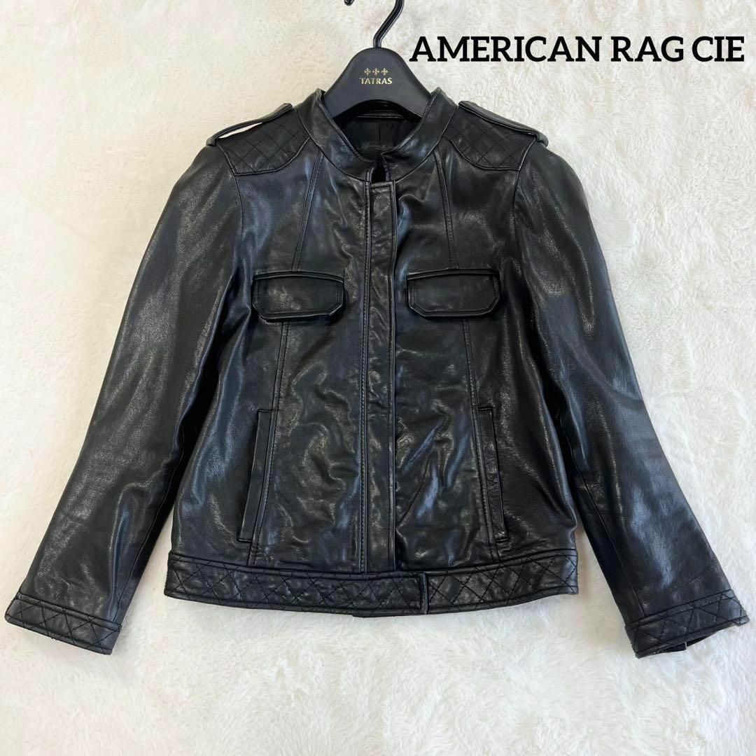 アメリカンラグシー ライダースジャケット ラムレザー - ライダース