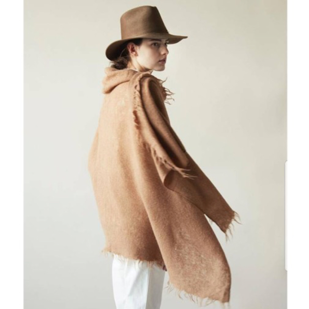 アパルトモン LAUREN MANOOGIAN Fringe Sarf キャメル-