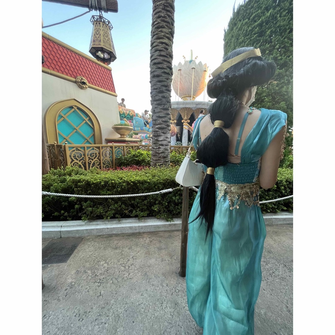 Disney(ディズニー)のディズニー　仮装　ジャスミン　ハロウィン　dハロ　シークレットハニー　アラジン エンタメ/ホビーのコスプレ(衣装一式)の商品写真