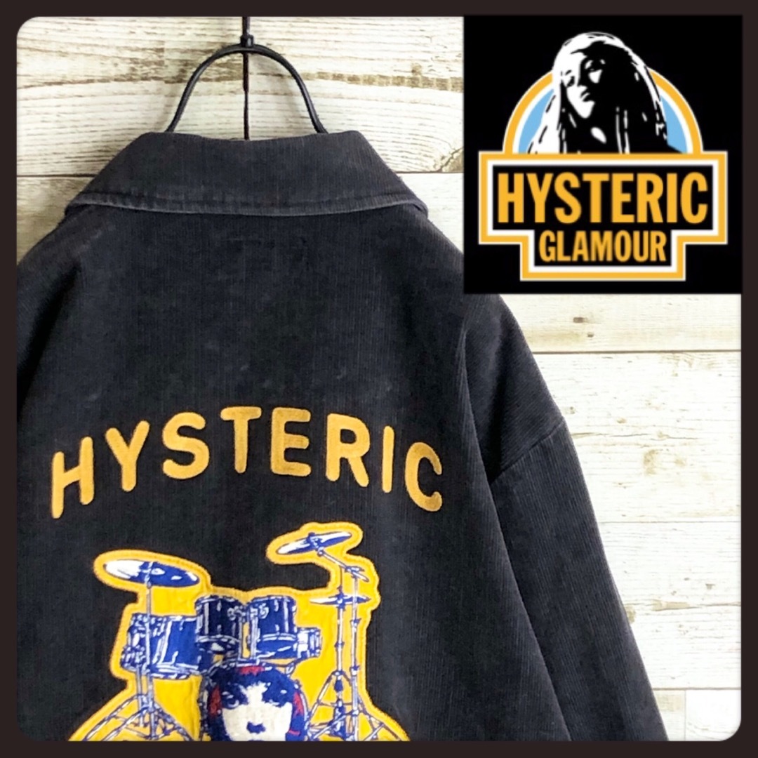 hystericglamour ヒステリックグラマー ブルゾン 刺繍ロゴ入り-