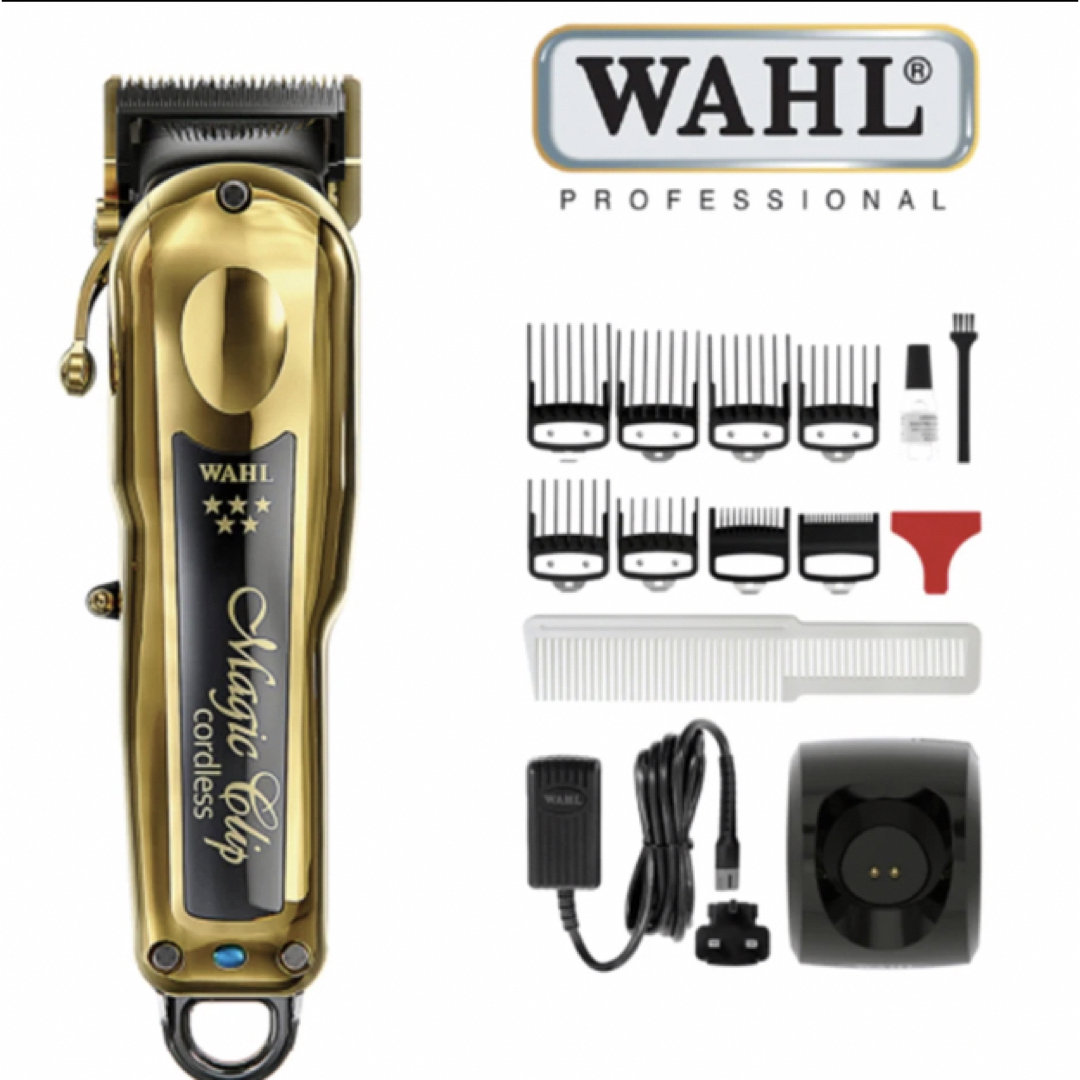 WALL - WAHL GOLD コードレス バリカン ゴールド マジック クリップの