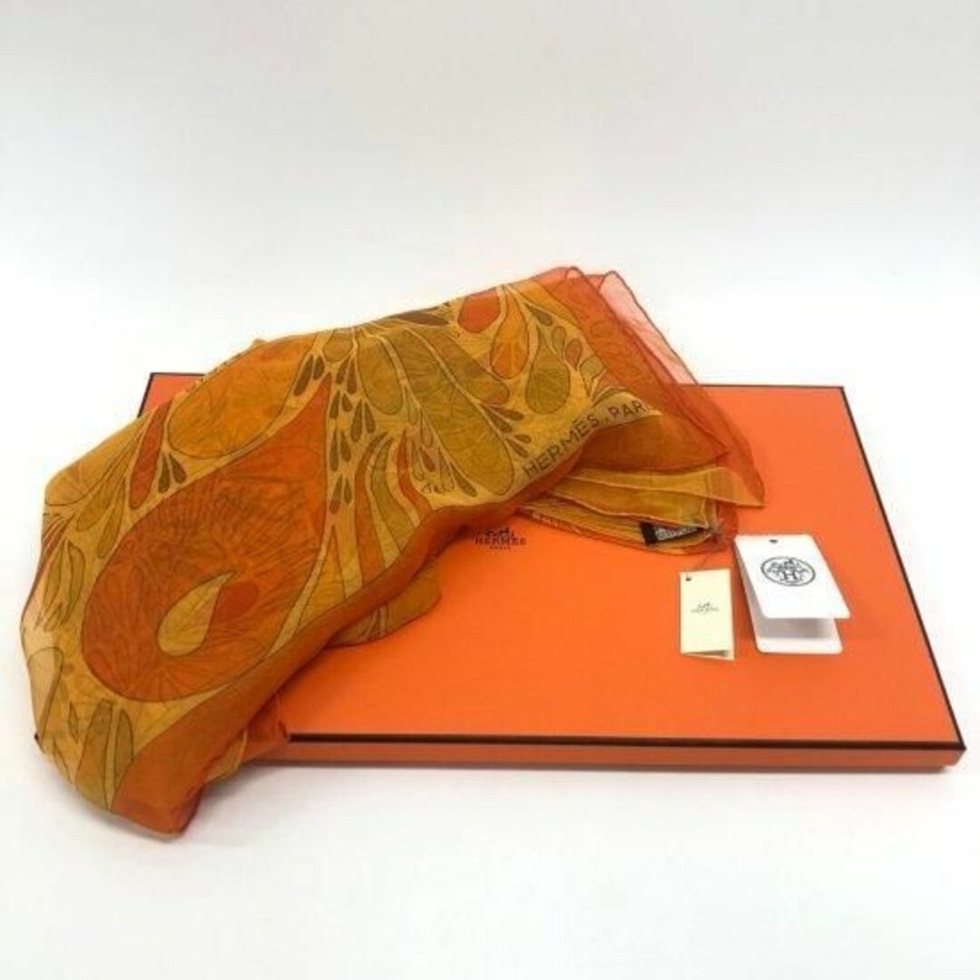 Hermes - エルメス カレジェアン 140 シルクモスリン メキシコの花