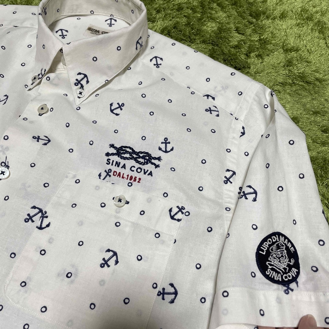 SINACOVA(シナコバ)のシナコバ★ボタンダウンシャツ★アンカー メンズのトップス(シャツ)の商品写真