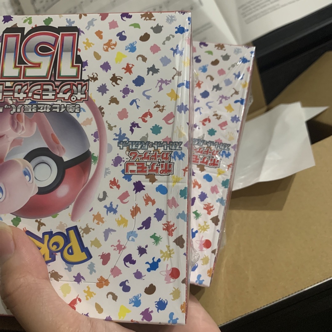 ポケカ　151✖️1box、レイジングサーフ✖️2box シュリンク付き未開封