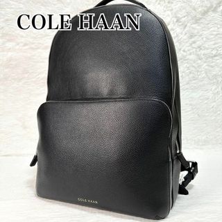 美品　COLE HAAN メンズのレザーリュックサック　巾着バッグパック