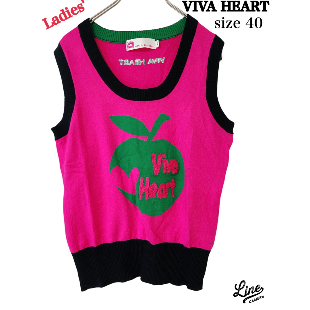 VIVA HEART - 試着のみ美品!VIVA HEART ビバハート ニット ベスト ...