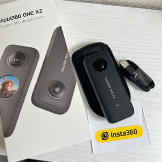 インスタスリーシックスティ(insta360)の超美品 Insta360 One X2 防水機能(ビデオカメラ)