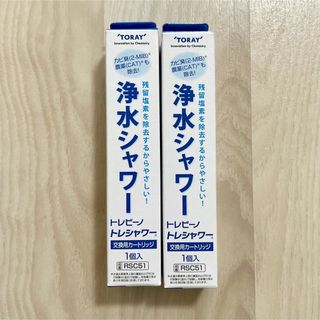 トウレ(東レ)の東レ トレビーノ トレシャワー 交換用カートリッジ（RSC51）２個(その他)