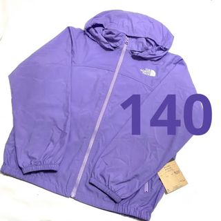 ザノースフェイス(THE NORTH FACE)のノースフェイス　ナイロンジャケット　パープル　140センチ(ジャケット/上着)