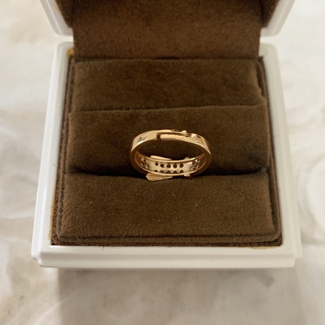 stainless チェーンリング　指輪　ゴールド　ハワイアンジュエリー　 レディースのアクセサリー(リング(指輪))の商品写真