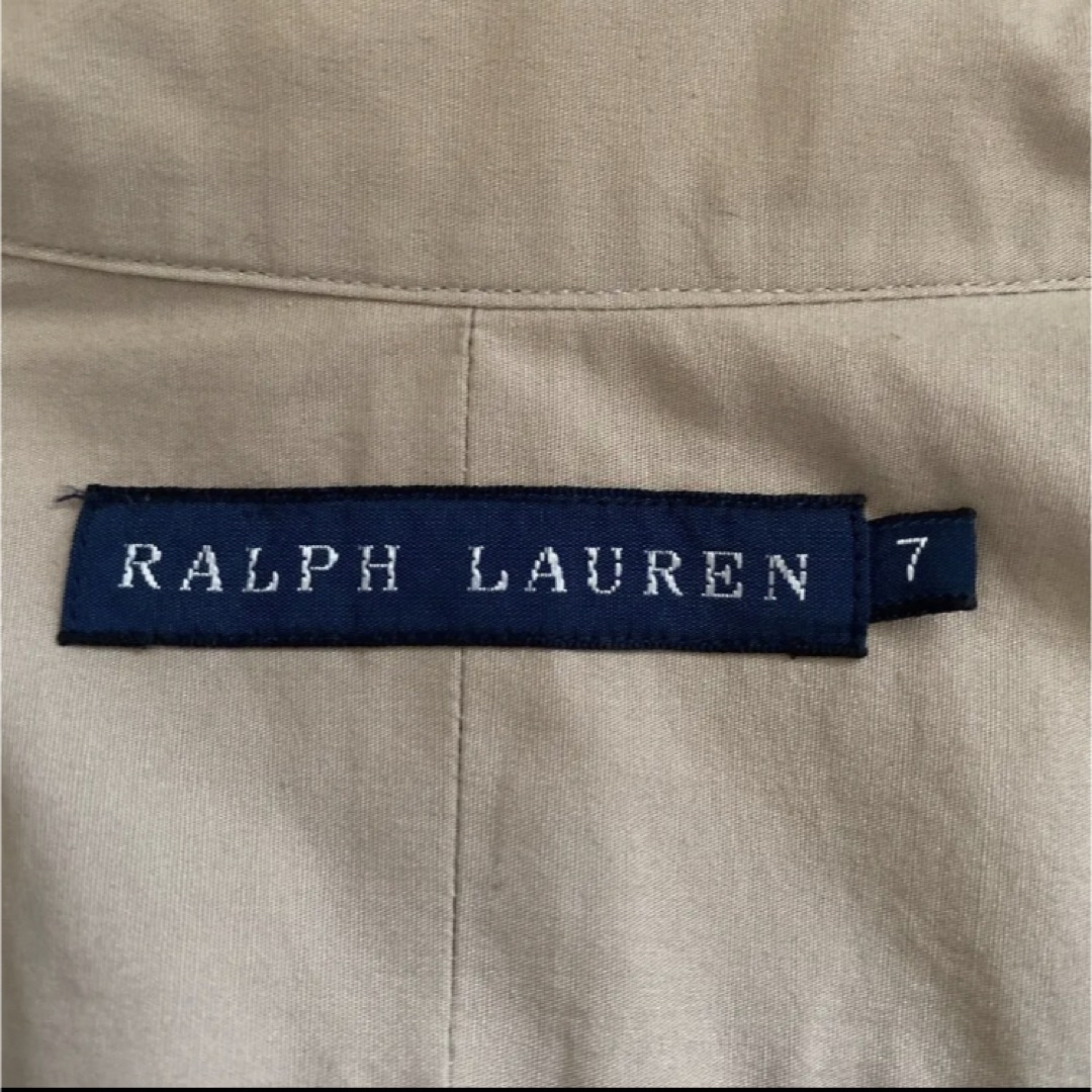 POLO RALPH LAUREN(ポロラルフローレン)のラルフローレン シャツ　ベージュ レディースのトップス(シャツ/ブラウス(長袖/七分))の商品写真