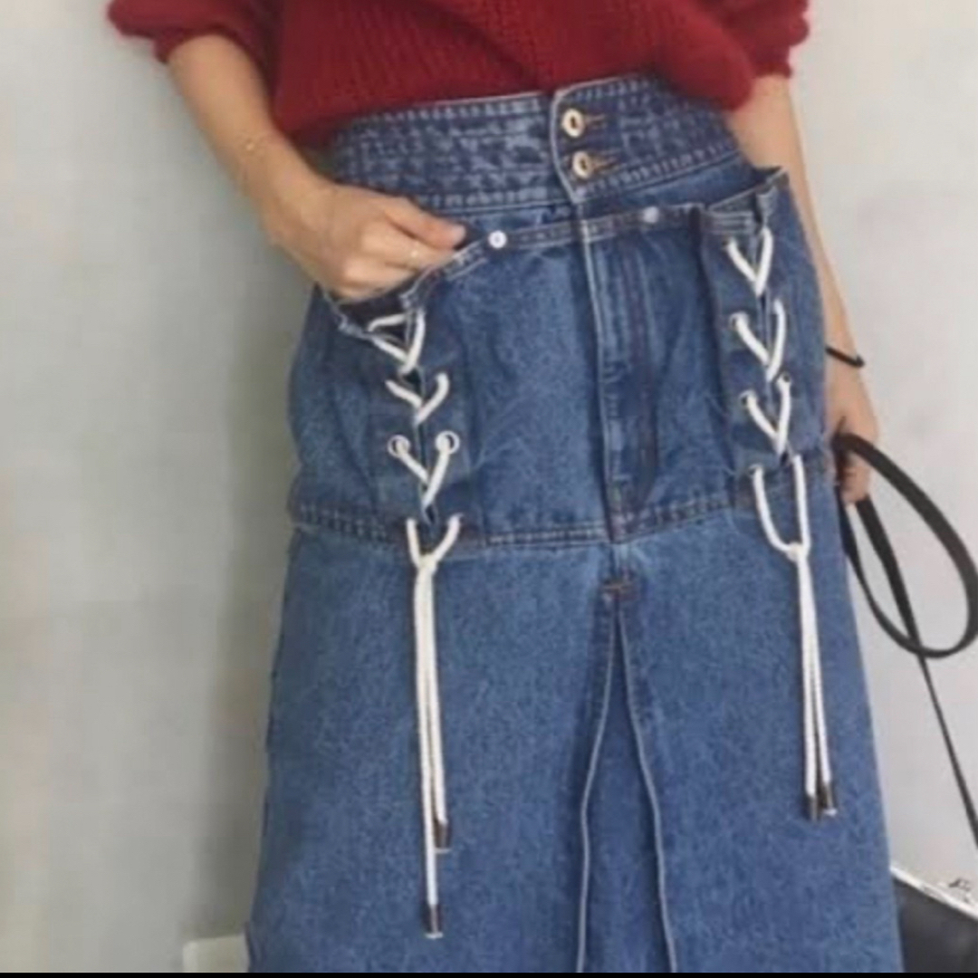 ロングスカートNESS POCKET DENIM SKIRT