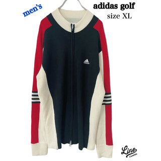 adidas - 試着のみ美品！アディダス ゴルフ ニット セーター ブルゾン ...